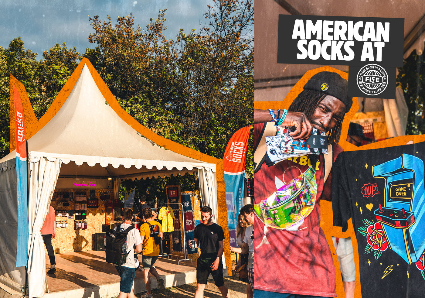 AMERICAN SOCKS x FISE MONTPELLIER