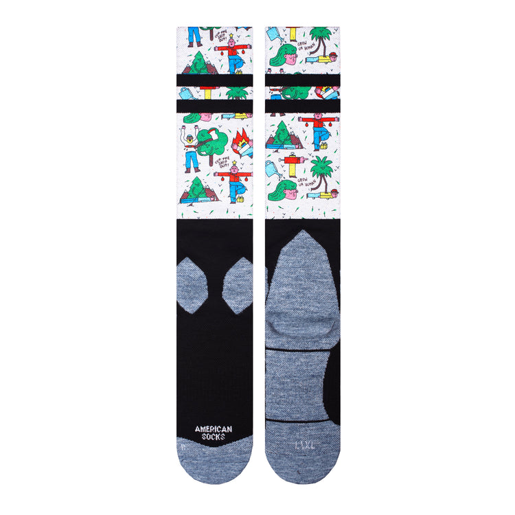 Leaf Me Alone - Snow Socks
