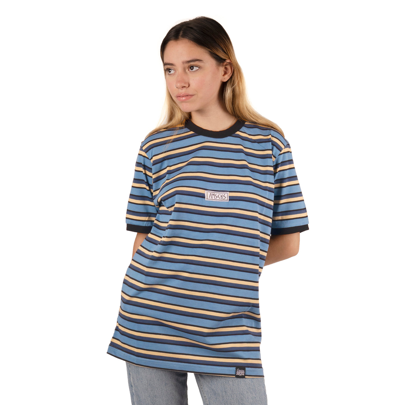 AMSCKS Striped Blue - Camiseta