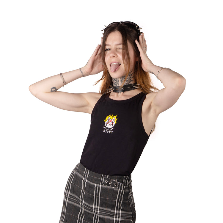 Hell no Kitty - Crop Top